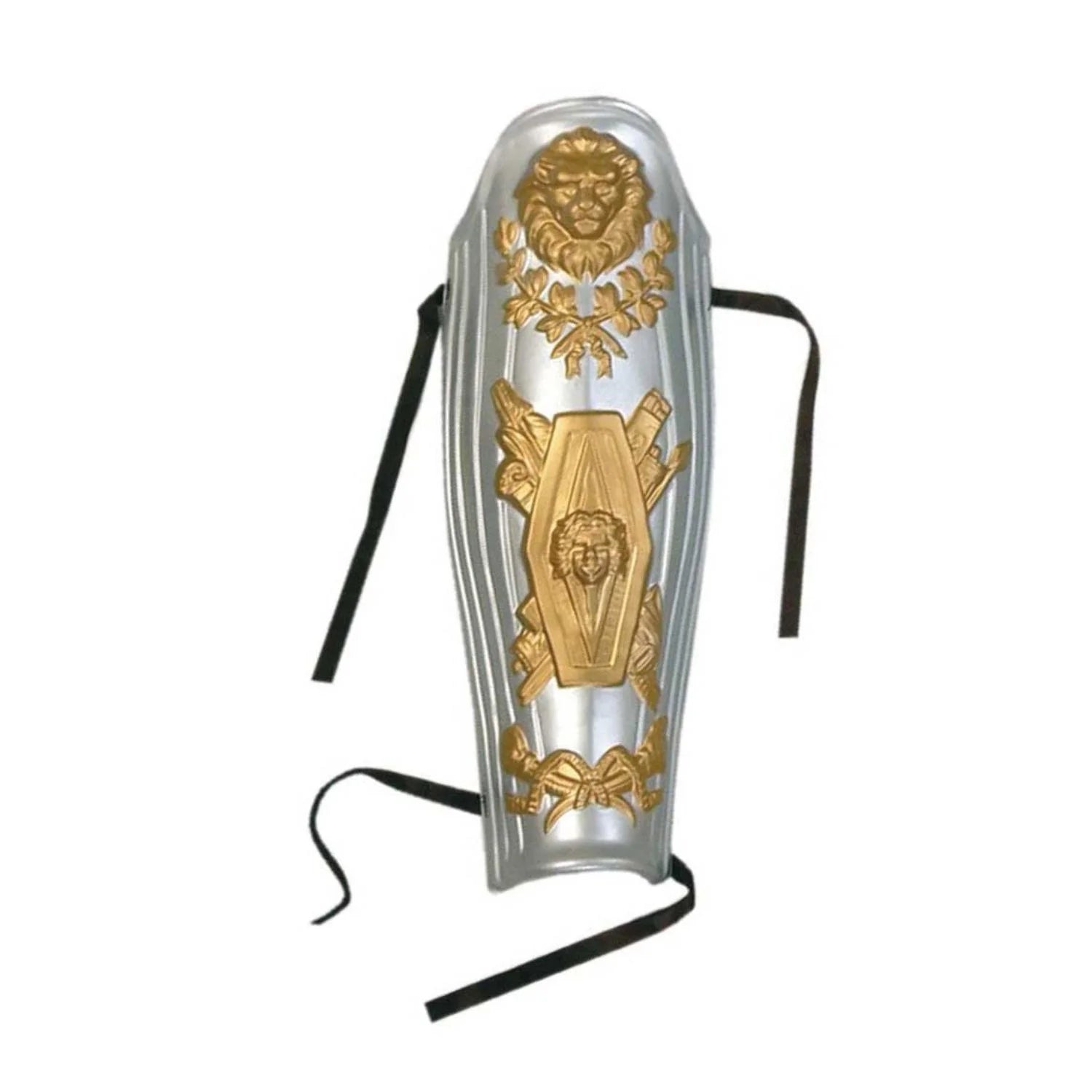 Espinilleras romano adulto accesorio guerrero para completar look romano en fiestas temáticas