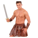 falda de gladiador con muñequeras complemento para look romano o guerrero