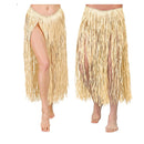 falda hawaiana de rafia 80 cm complemento para look tropical o fiesta veraniega