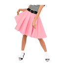 falda rosa estilo rock and roll complemento para look años 50 en fiestas temáticas