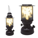 farol negro con luz efecto vela complemento para look de terror Halloween