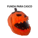 funda para casco de moto con diseño de calabaza para halloween