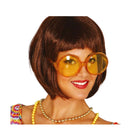 Gafas hippie grandes años 60 accesorio retro para completar look flower power en fiestas