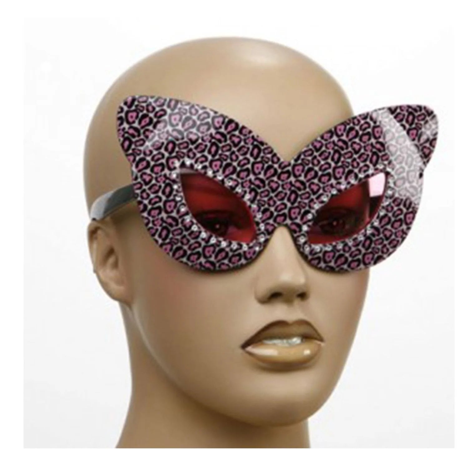 gafas leopardo rosa para disfraz original o fiesta temática