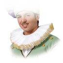 Gorguera renacentista accesorio de época para completar look elegante en fiestas temáticas
