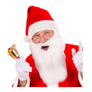 gorro de Papá Noel con barba blanca complemento para look navideño completo