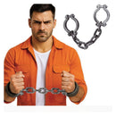Grilletes de preso con cadena accesorio para disfraz de prisionero