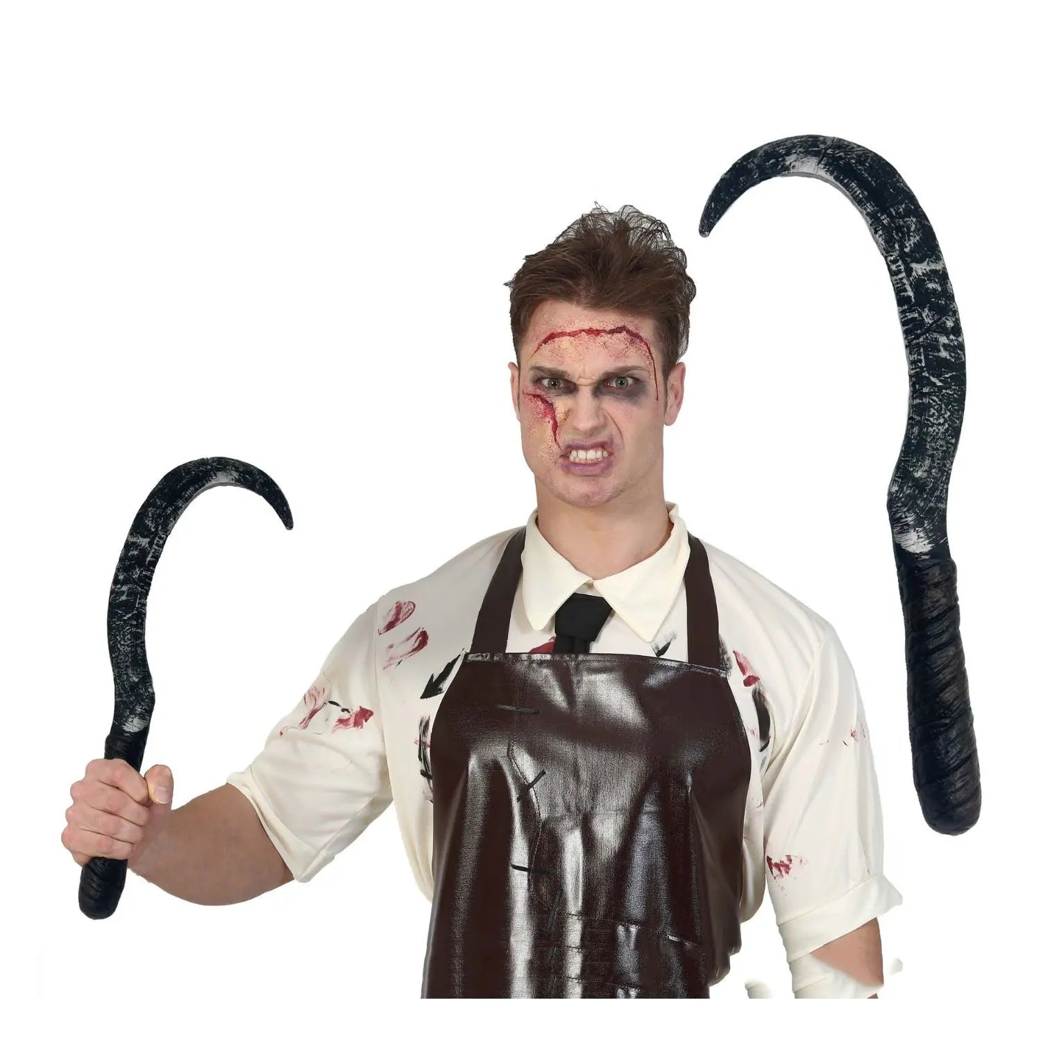 hoz de halloween 47 cm accesorio para disfraz de parca o segador