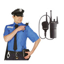 Intercomunicador policía accesorio policial para completar look de acción en fiestas temáticas
