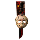 Kit de Jason con máscara y machete para completar disfraces de Halloween