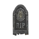 Lápida RIP con calavera para decoración de Halloween de 36x55cm
