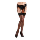 liguero encaje negro elegante accesorio disfraz