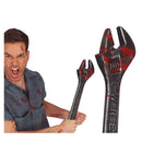 Llave inglesa ensangrentada accesorio para disfraz de terror Halloween