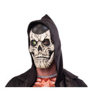 máscara calavera fantasma con capucha para disfraz de terror en halloween
