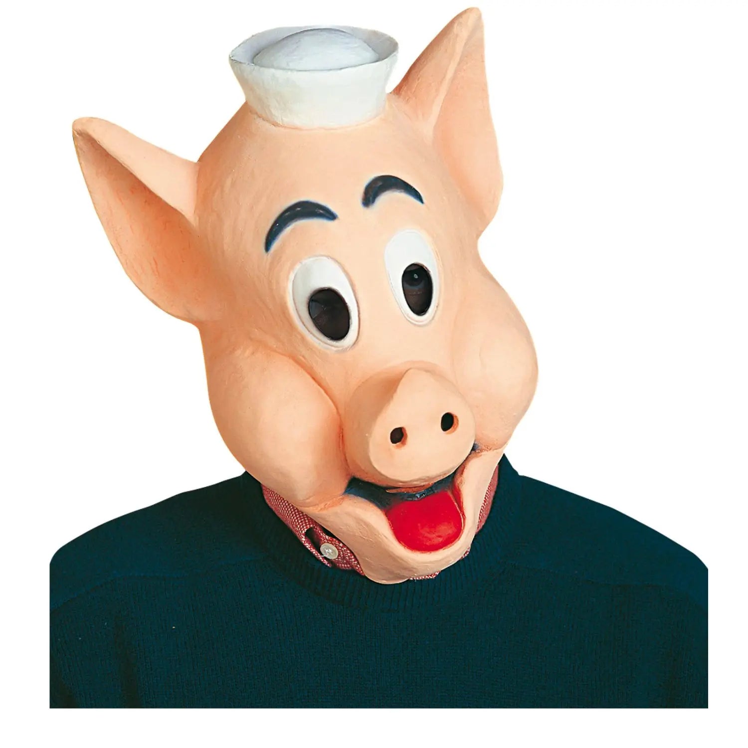 máscara de cerdito para disfraz animal divertido en fiestas temáticas