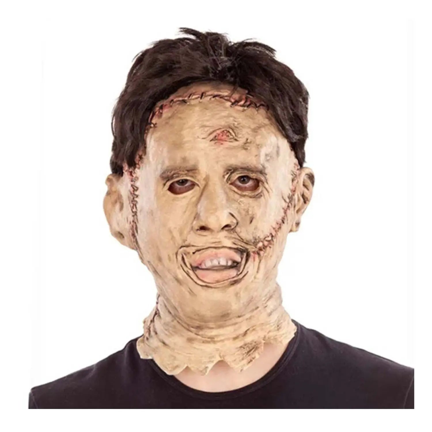 máscara psycho de látex para adulto para disfraz de terror en halloween