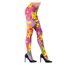panty estampado de flores hippie mujer para disfraz flower power fiesta
