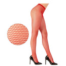 Panty rejilla rojo adulto para disfraz de Carnaval
