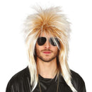 Peluca de hombre estilo rockero para disfraz musical
