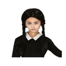 Peluca infantil con trenzas largas para disfraz niña