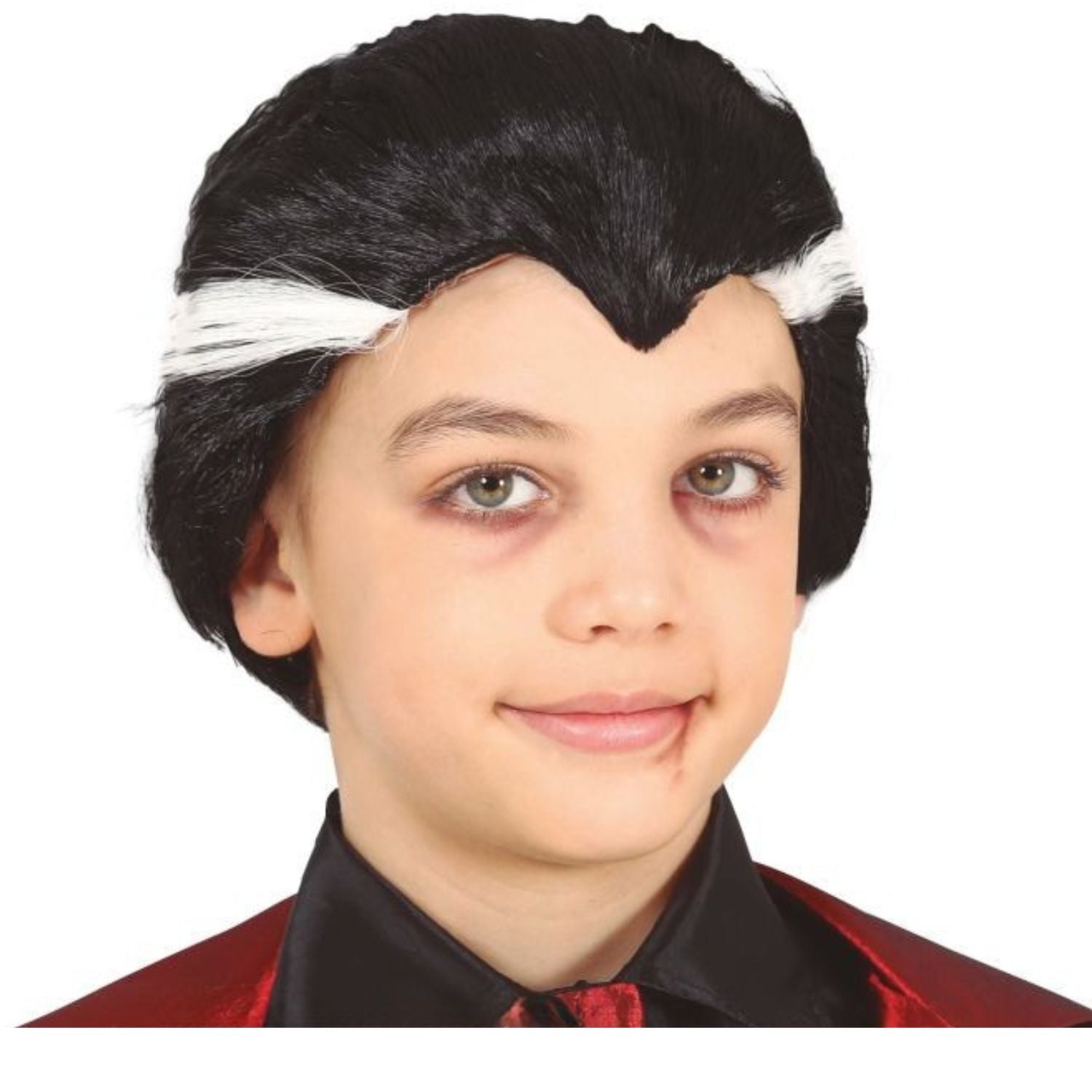 Peluca estilo vampiro para disfraz niño Halloween