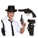 pistola 25 cm con sobaquera accesorio para disfraz de policia carnaval