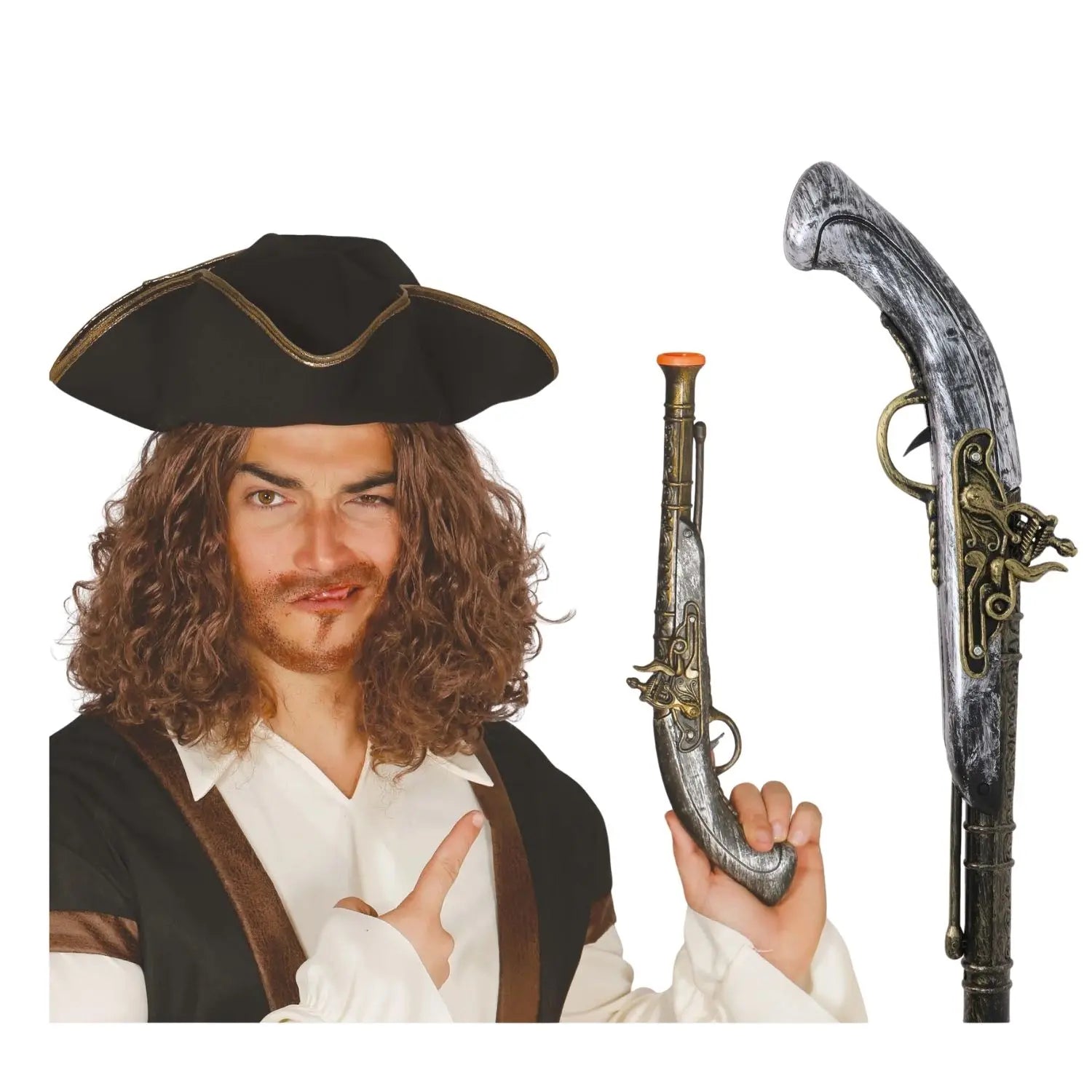 Pistolón pirata accesorio para disfraz de pirata