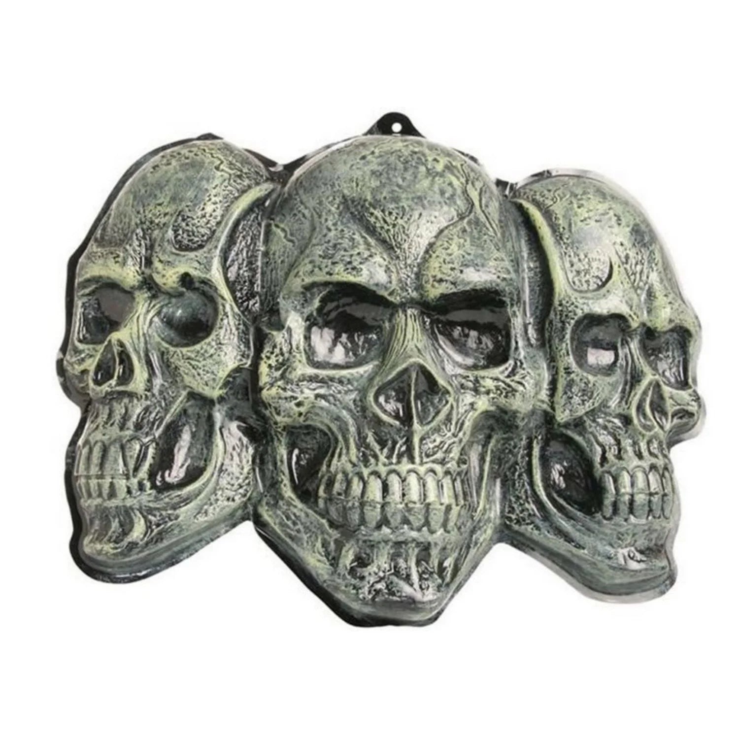 plafón con 3 calaveras para decoración de halloween