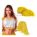 om pom amarillo complemento para look de animación cheerleader o fiestas temáticas