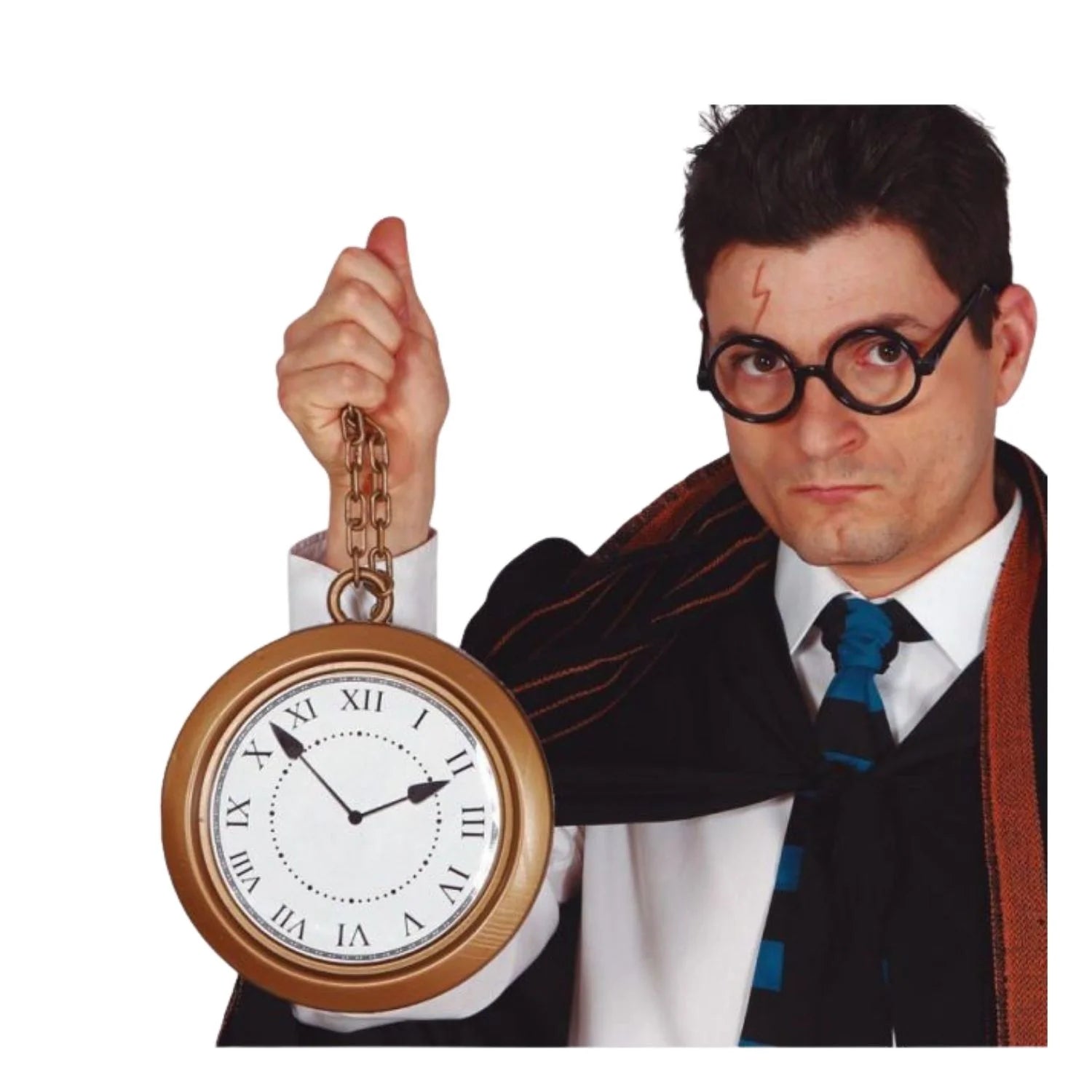 reloj de cadena grande de 20 cm para look fantasía tipo cuento