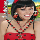 Set de joyas mariquita para completar disfraces de insectos y fantasía