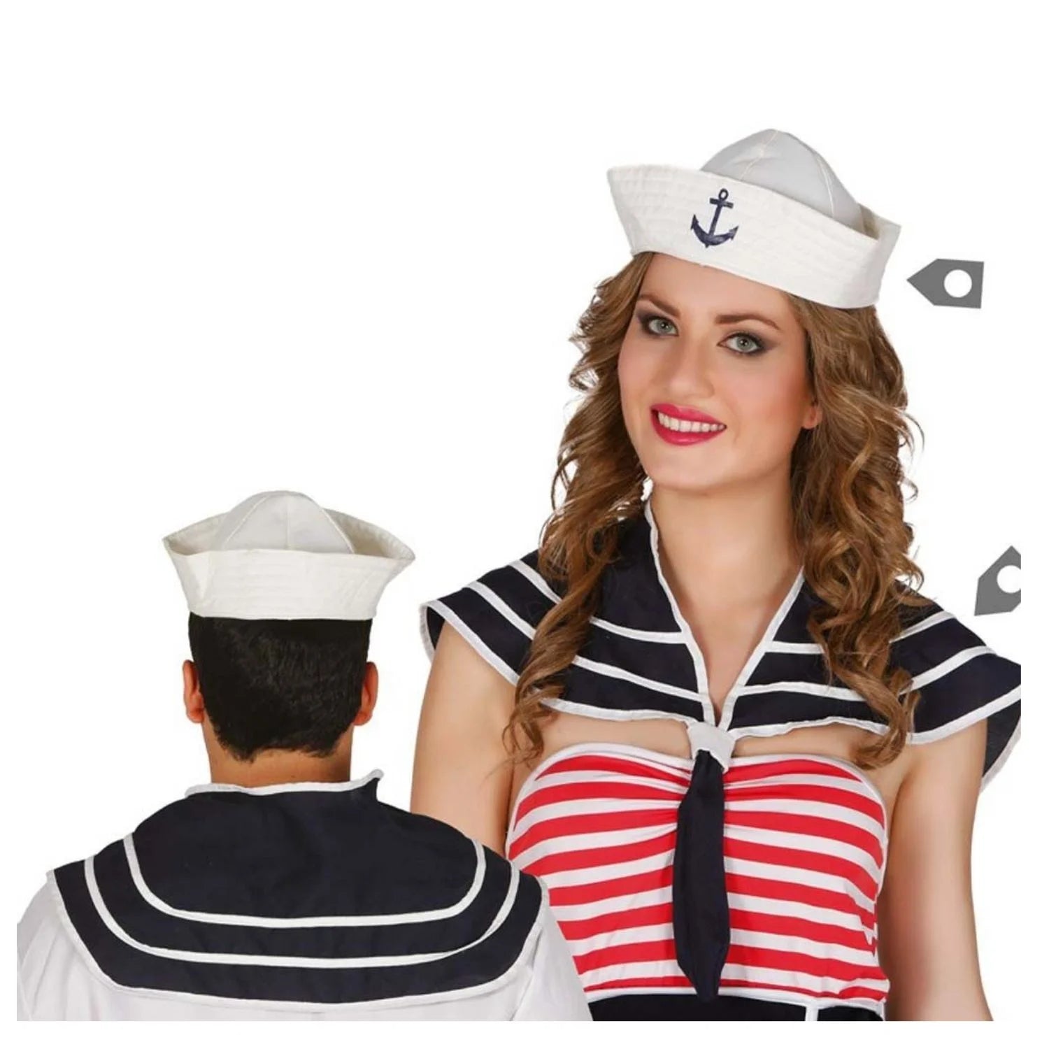 Set marinero unisex para completar disfraces náuticos y fiestas temáticas