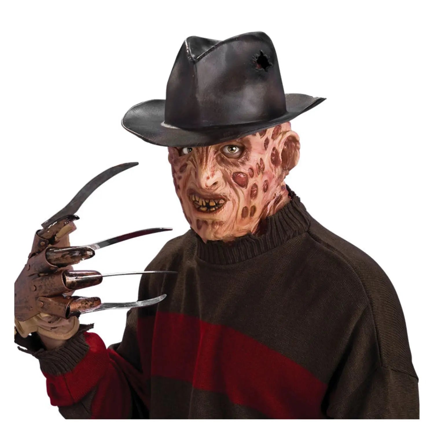 Sombrero inspirado en Freddy Krueger para disfraz de terror y Halloween
