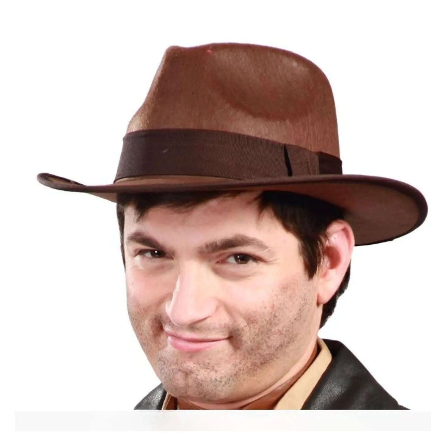 Sombrero Indiana Jones marrón accesorio disfraz aventurero explorador