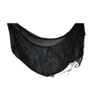 tela negra decorativa 76x228 cm efecto envejecido para ambientación terror Halloween