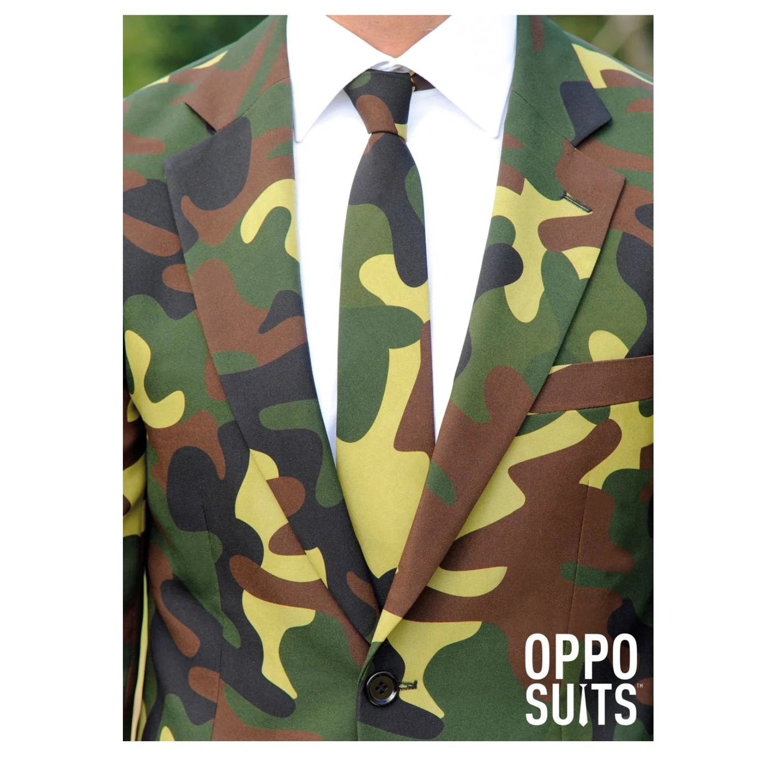 Traje de Comando para hombre con estampado militar camuflaje