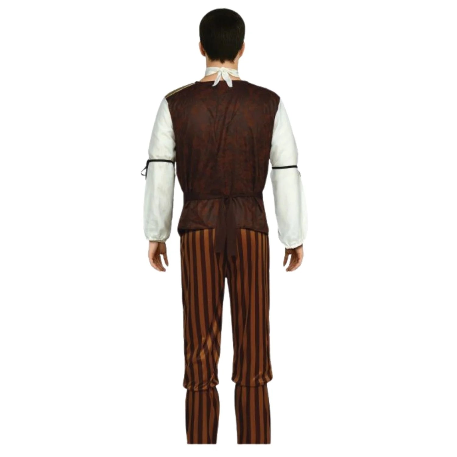 Hombre con disfraz steampunk para fiestas temáticas