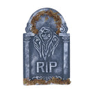 tumba RIP terror lápida decoración Halloween 53x32 cm realista