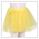 tutu amarillo infantil 30 cm complemento para look de fantasía o carnaval en fiestas temáticas