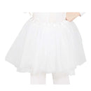 tutu blanco infantil 30 cm complemento para look de fantasía o estilo elegante en fiestas temáticas
