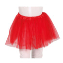tutu rojo infantil 30 cm complemento para look de fantasía o carnaval en fiestas temáticas