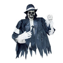 zombie colgante rey del pop decoración Halloween con traje y sombrero estilo terror musical