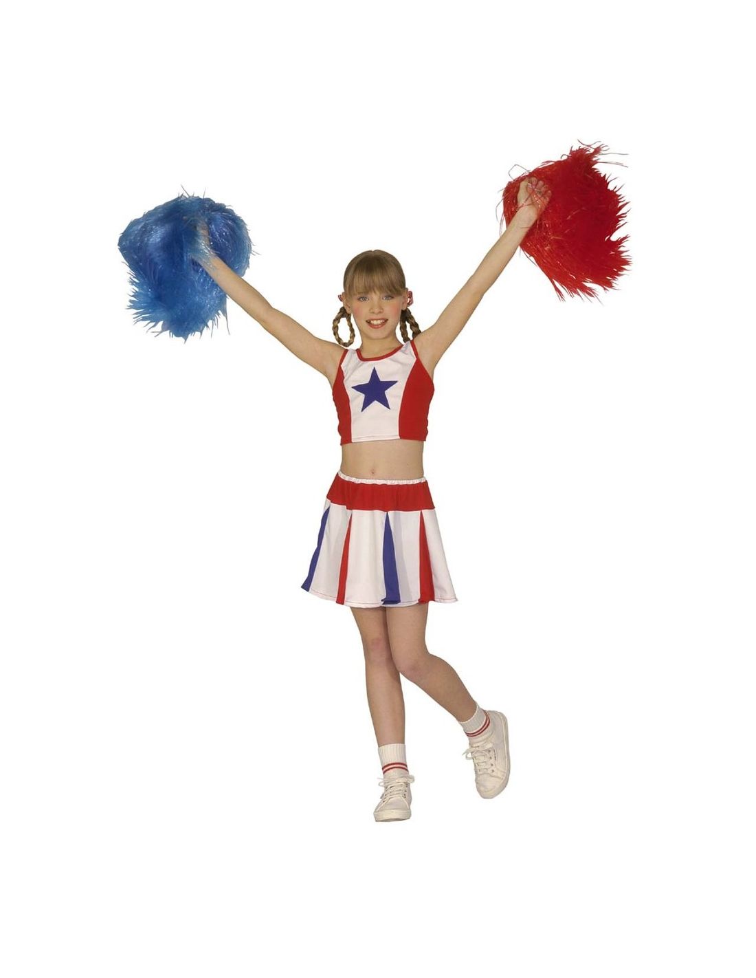 Disfraz de Cheerleader o animadora para niña