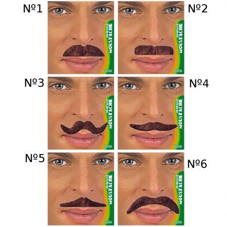 Bigotes Diferentes Personajes Tienda de disfraces online - Mercadisfraces