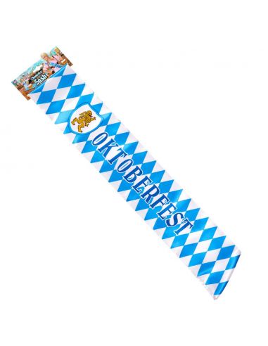 Banda Oktoberfest en raso Tienda de disfraces online - Mercadisfraces