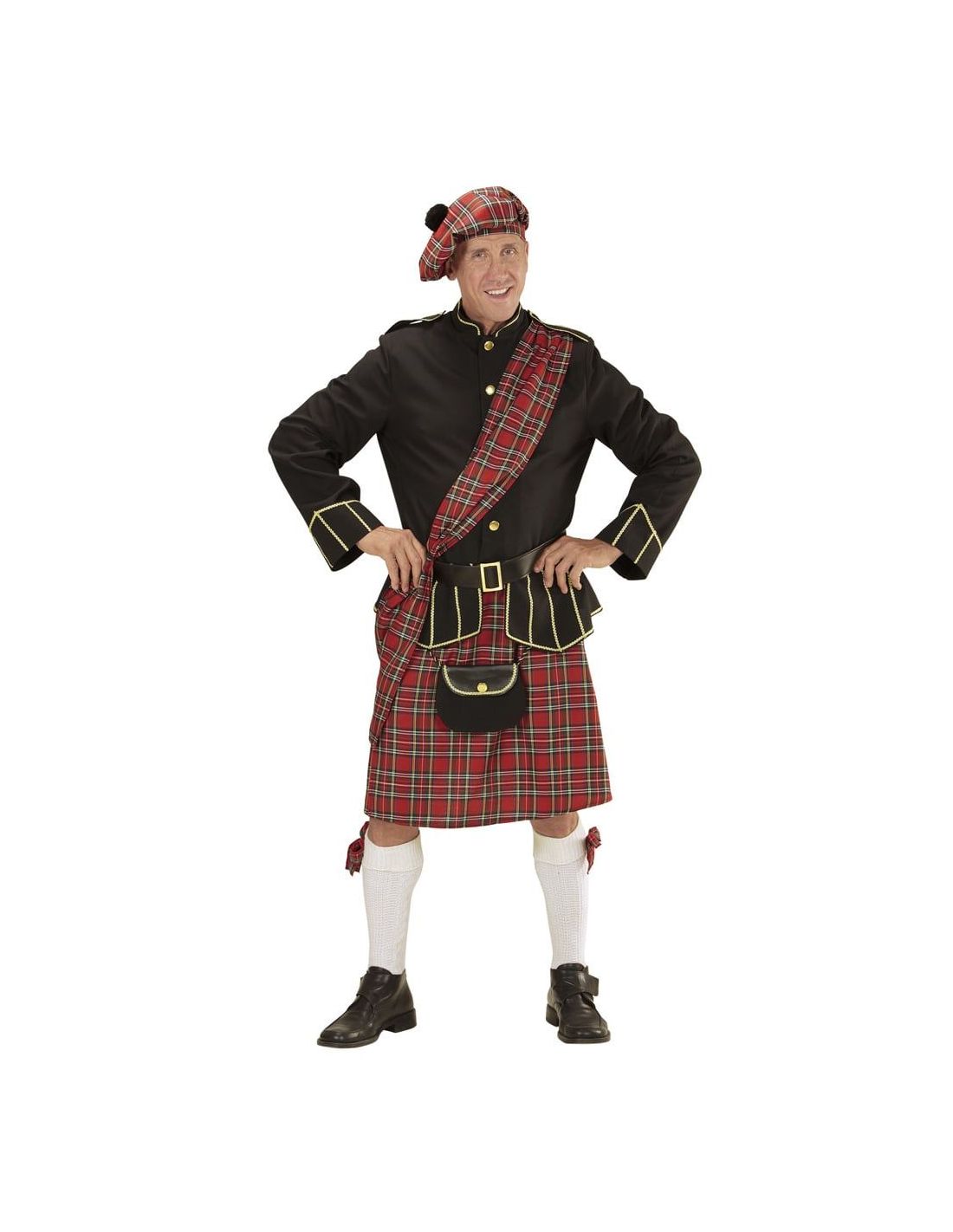 Kilt escocés verde hombre: Disfraces adultos,y disfraces originales baratos  - Vegaoo