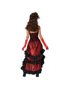 Tutú burlesque rojo negro mujer: Accesorios,y disfraces originales