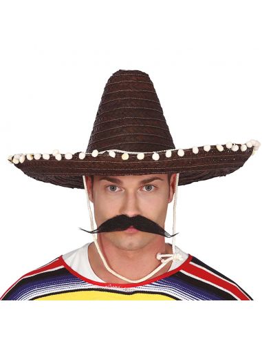 Sombrero Mejicano 50 cm. Tienda de disfraces online - Mercadisfraces