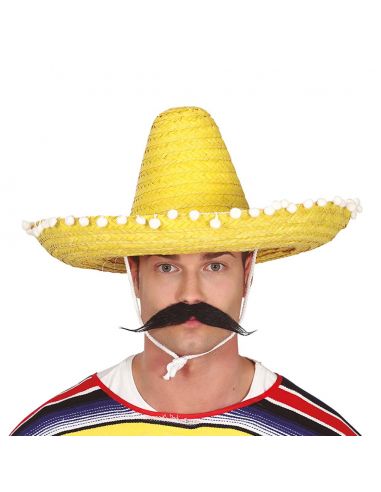 Sombrero Mejicano 50 cm. Tienda de disfraces online - Mercadisfraces