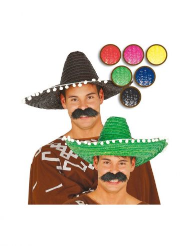 Sombrero Mejicano 45 cm. Tienda de disfraces online - Mercadisfraces